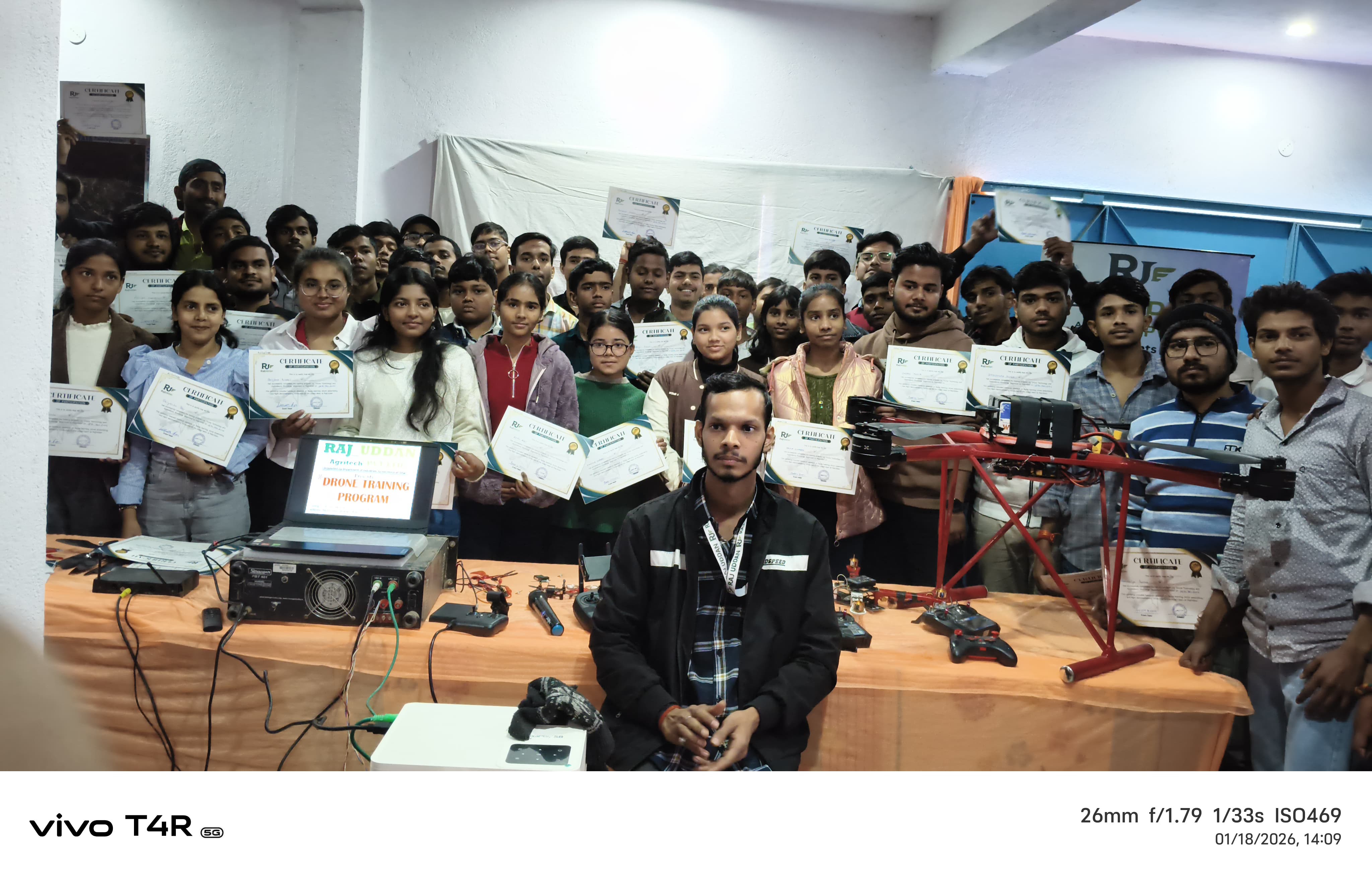Certificate distribution ceremony